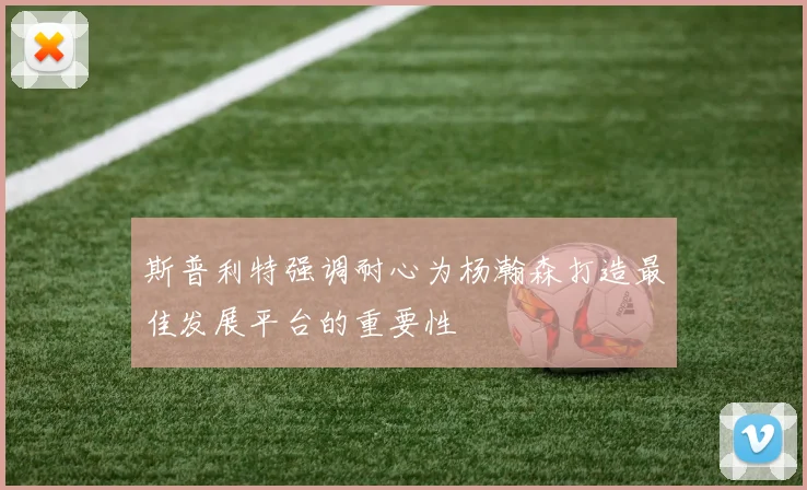 斯普利特强调耐心为杨瀚森打造最佳发展平台的重要性